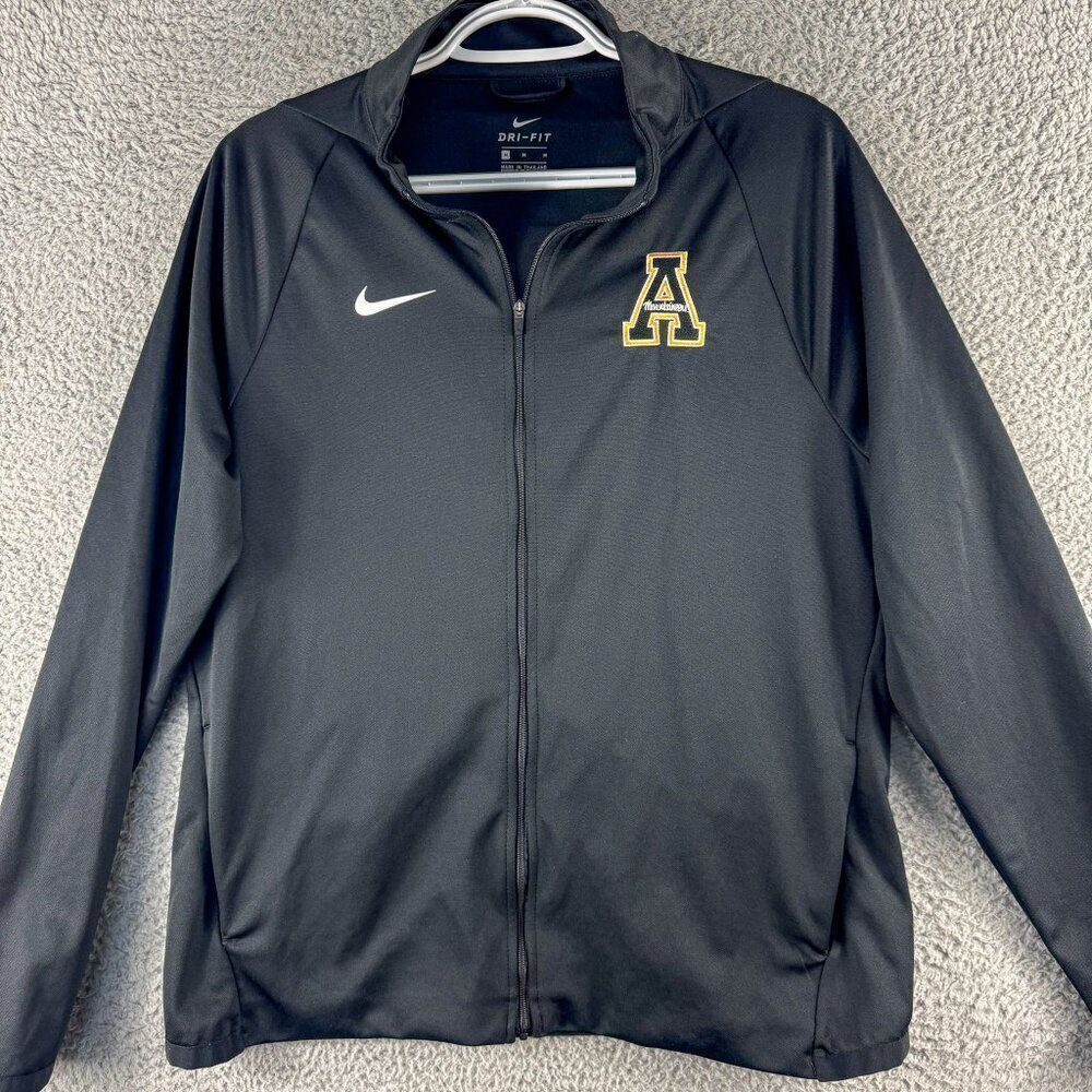 Nike App State Mountaineers Tennis Epic‎ 2.0 Jacket Womens Medium Black CN9520
